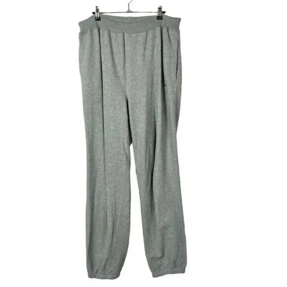 Adidas Light Gray Y2K Cotton Jogger Sweatpants L - Picture 1 of 5